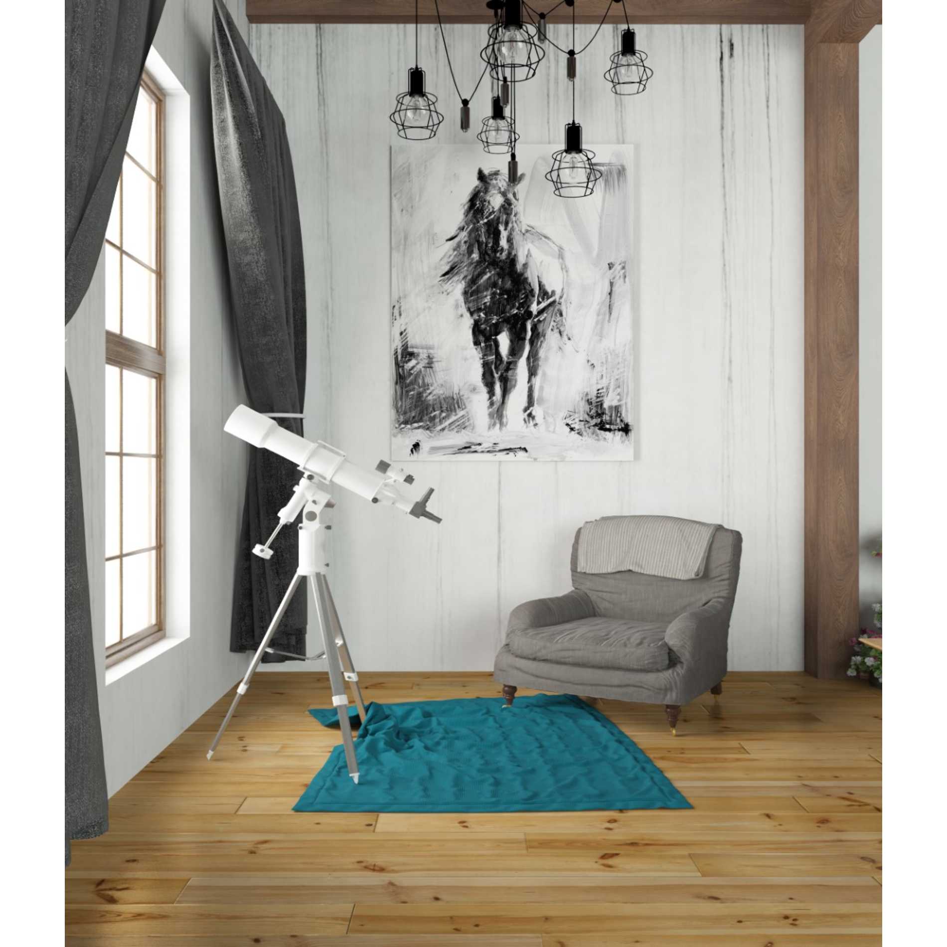 'Rustic Stallion II' by Ethan Harper Canvas Wall Art,26 x 34