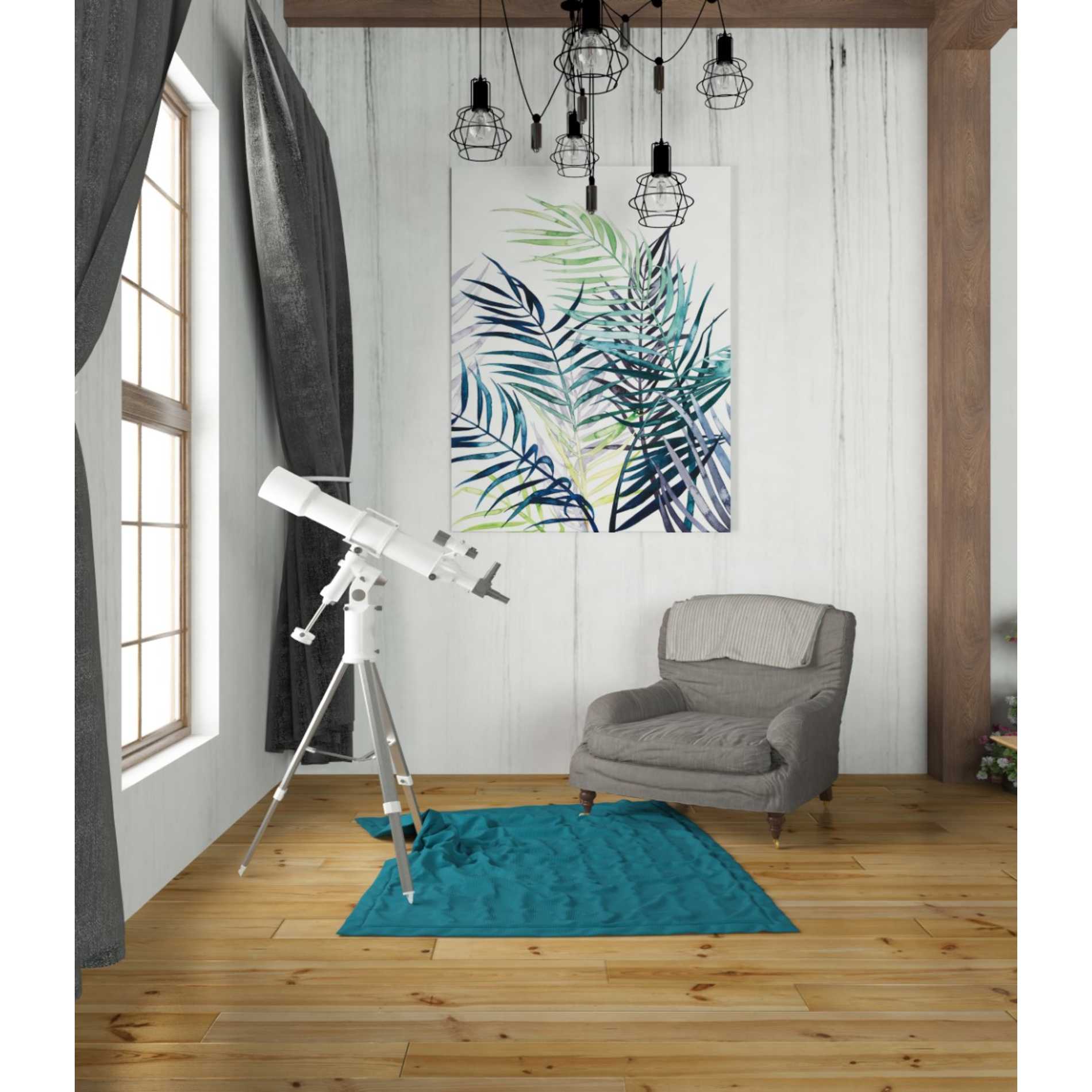 'Twilight Palms I' by Grace Popp Canvas Wall Art,26 x 34