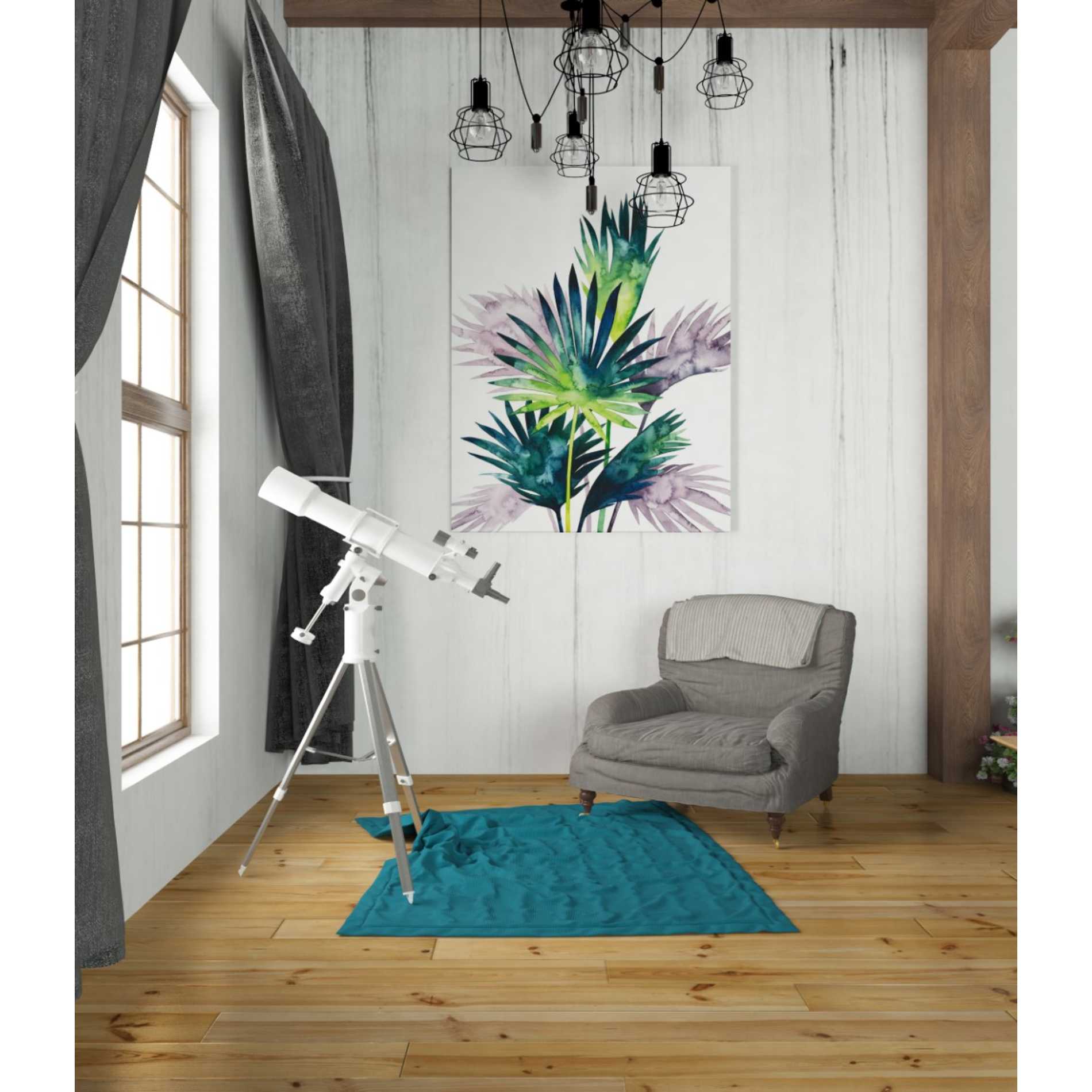 'Twilight Palms III' by Grace Popp Canvas Wall Art,26 x 34