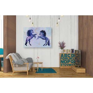 'Unicorn Universe Collection A' by Grace Popp Canvas Wall Art,34 x 26