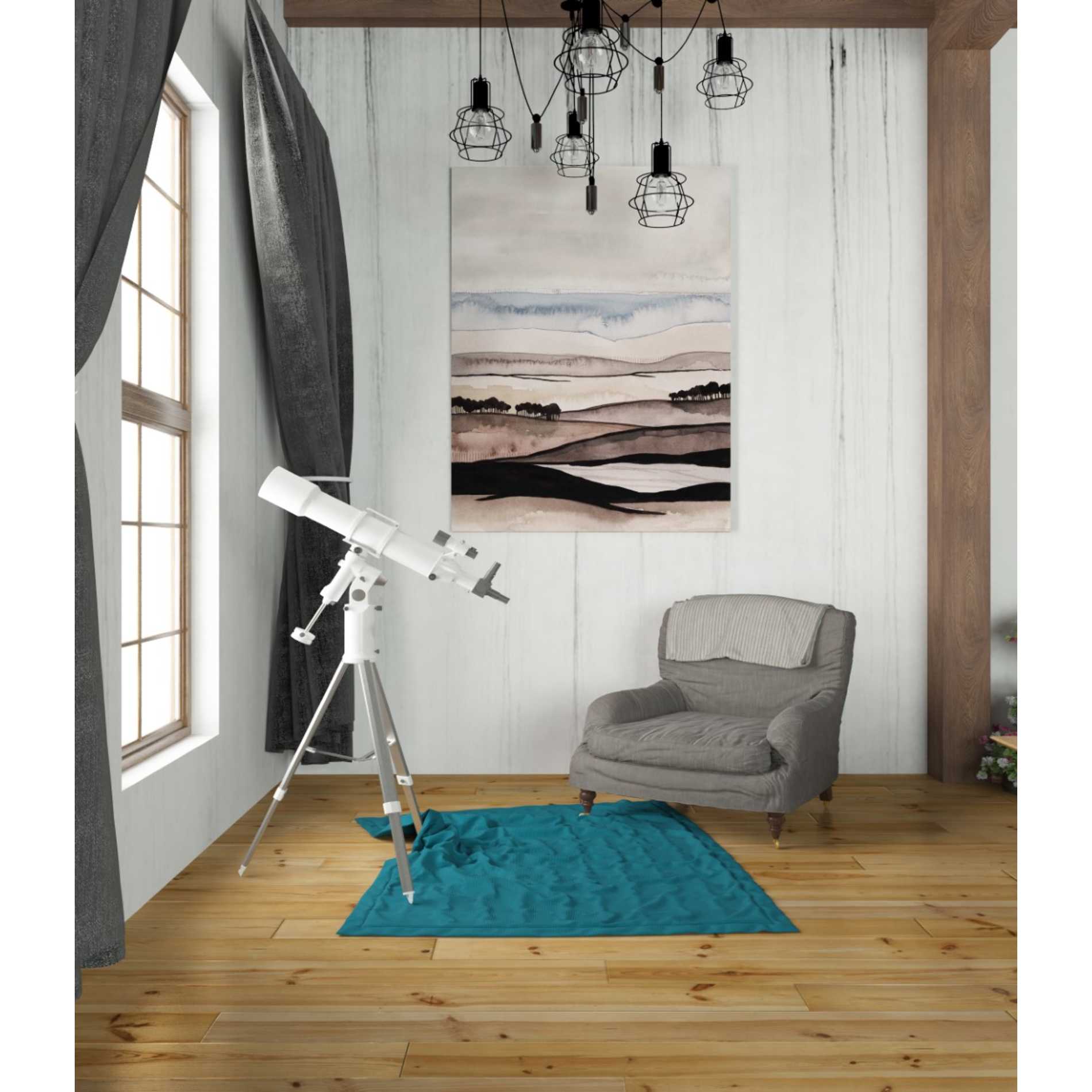 'Watercolor Strata I' by Grace Popp Canvas Wall Art,26 x 34