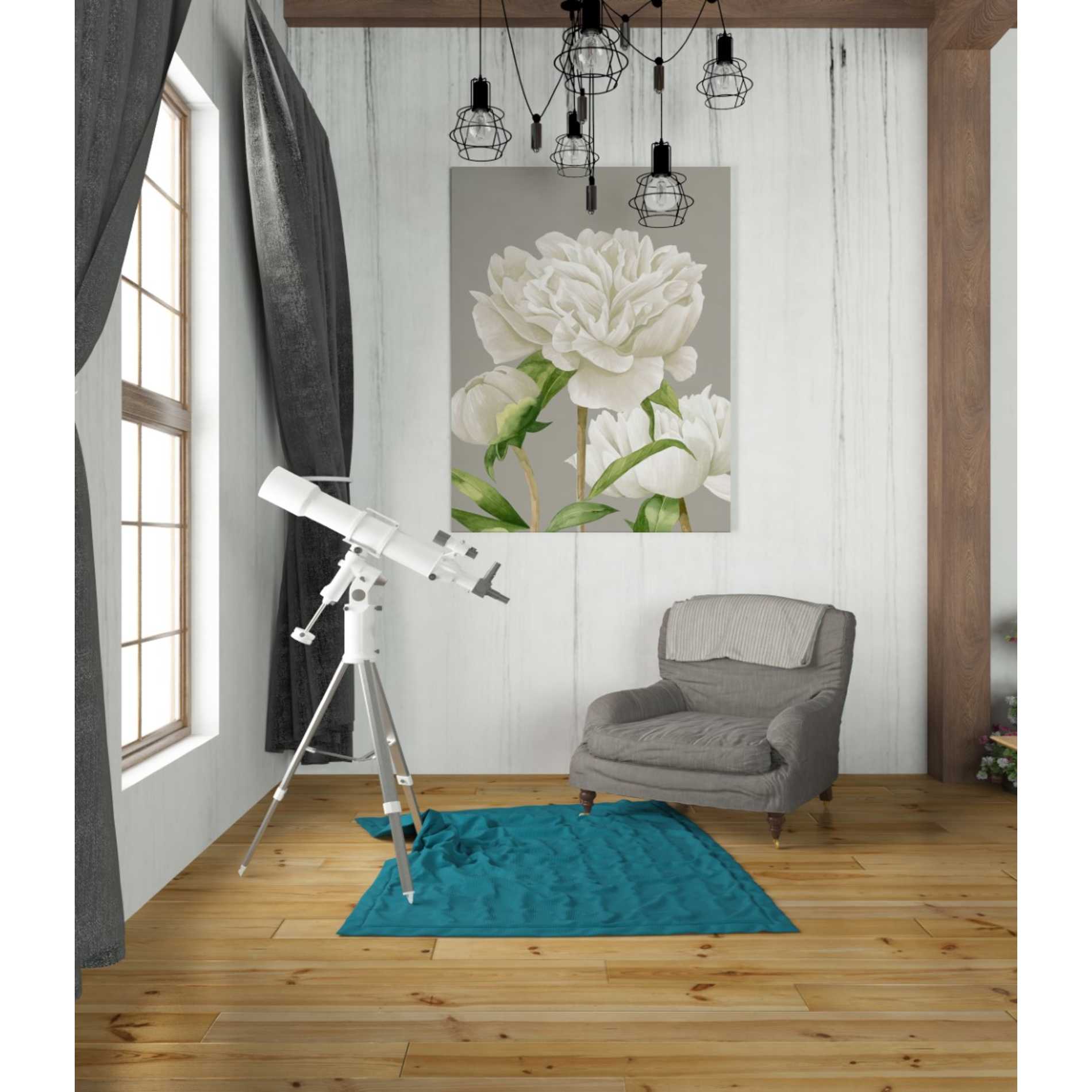 'White Peonies II' by Grace Popp Canvas Wall Art,26 x 34