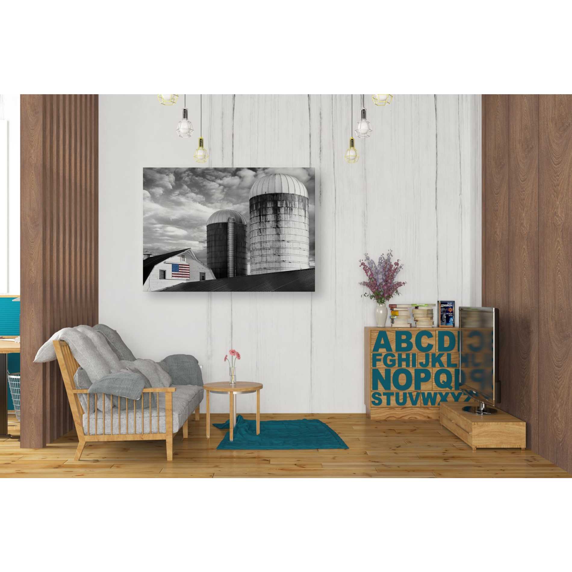 'Flags of Our Farmers II' by James McLoughlin Giclee Canvas Wall Art