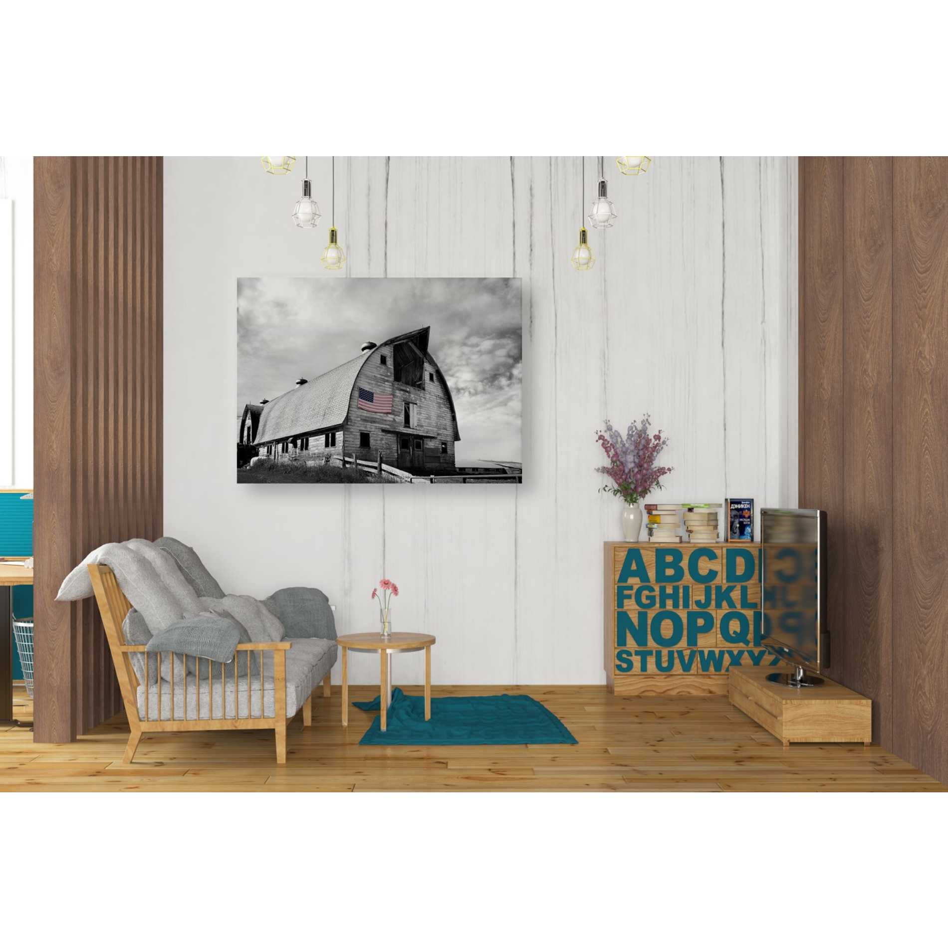 'Flags of Our Farmers X' by James McLoughlin Giclee Canvas Wall Art