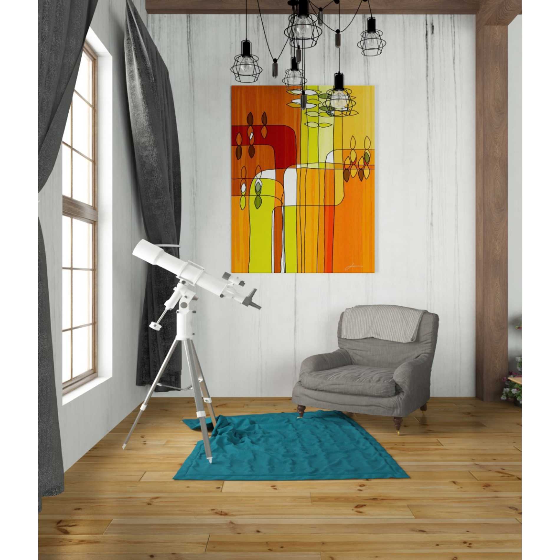 'Uplift II' by James Burghardt Giclee Canvas Wall Art