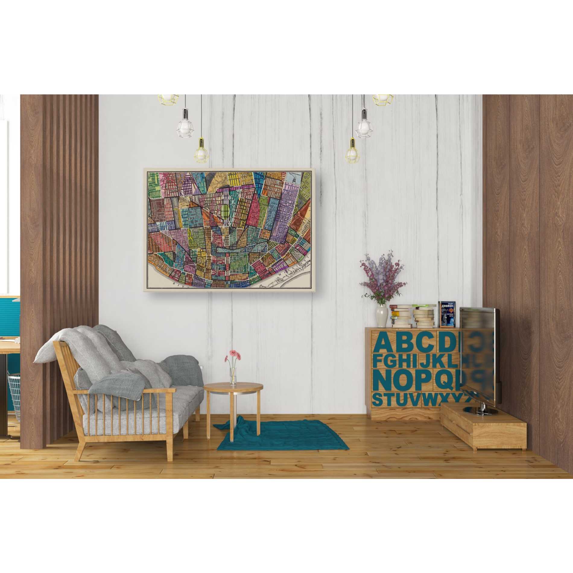 'Modern Map of St. Louis' by Nikki Galapon Giclee Canvas Wall Art