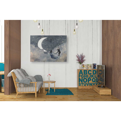 Image of 'Celestial Love I' by Victoria Borges Canvas Wall Art,34 x 26