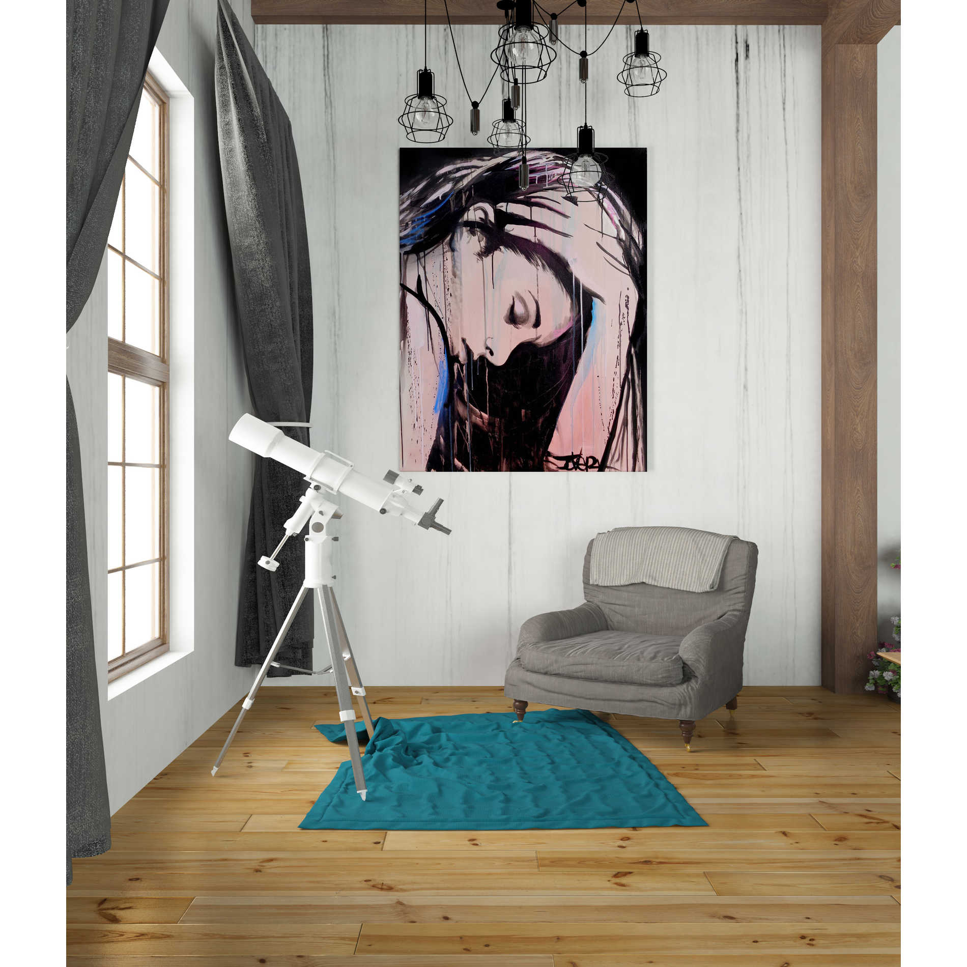 'Nevernever' by Loui Jover, Canvas Wall Art,26 x 34