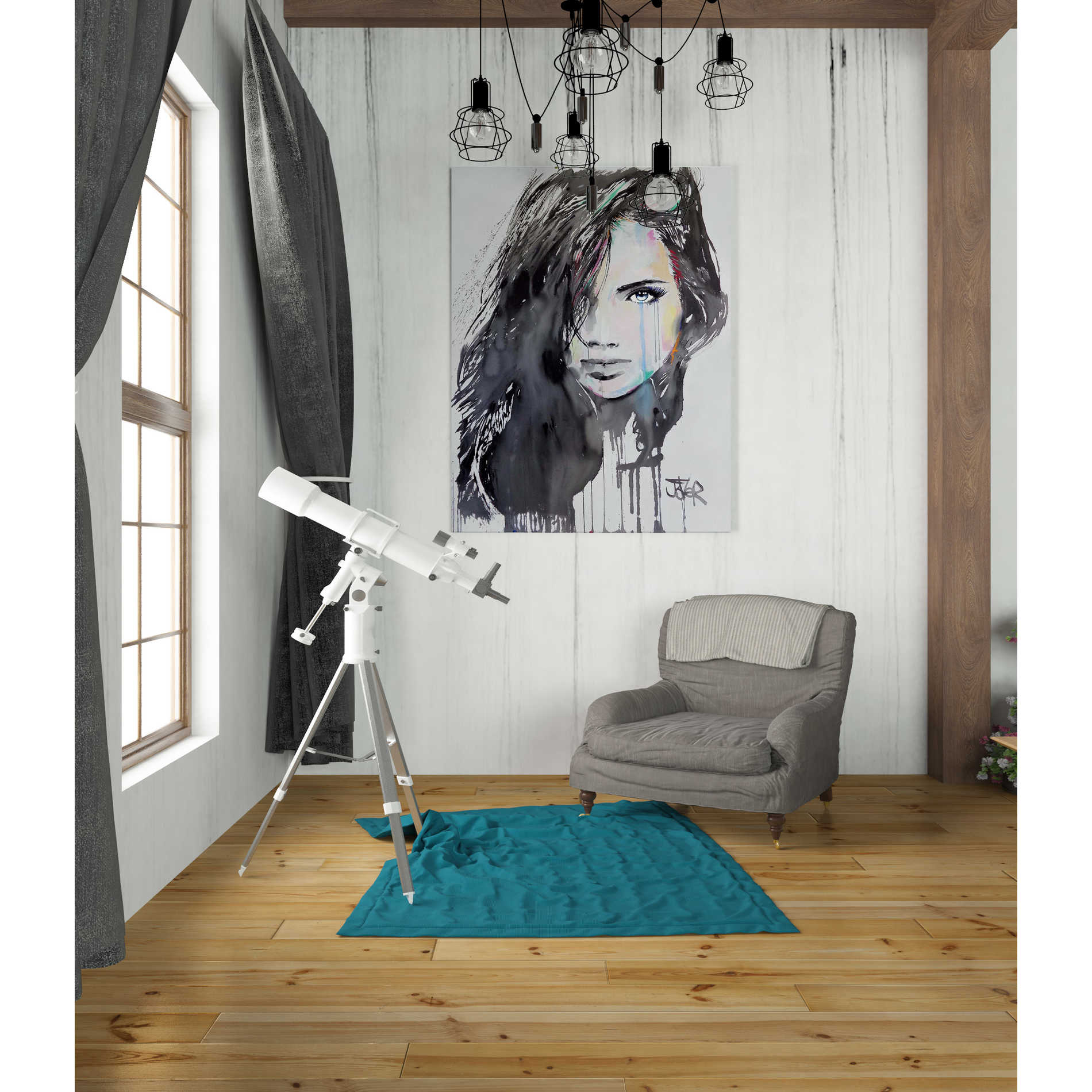 'Talisman' by Loui Jover, Canvas Wall Art,26 x 34