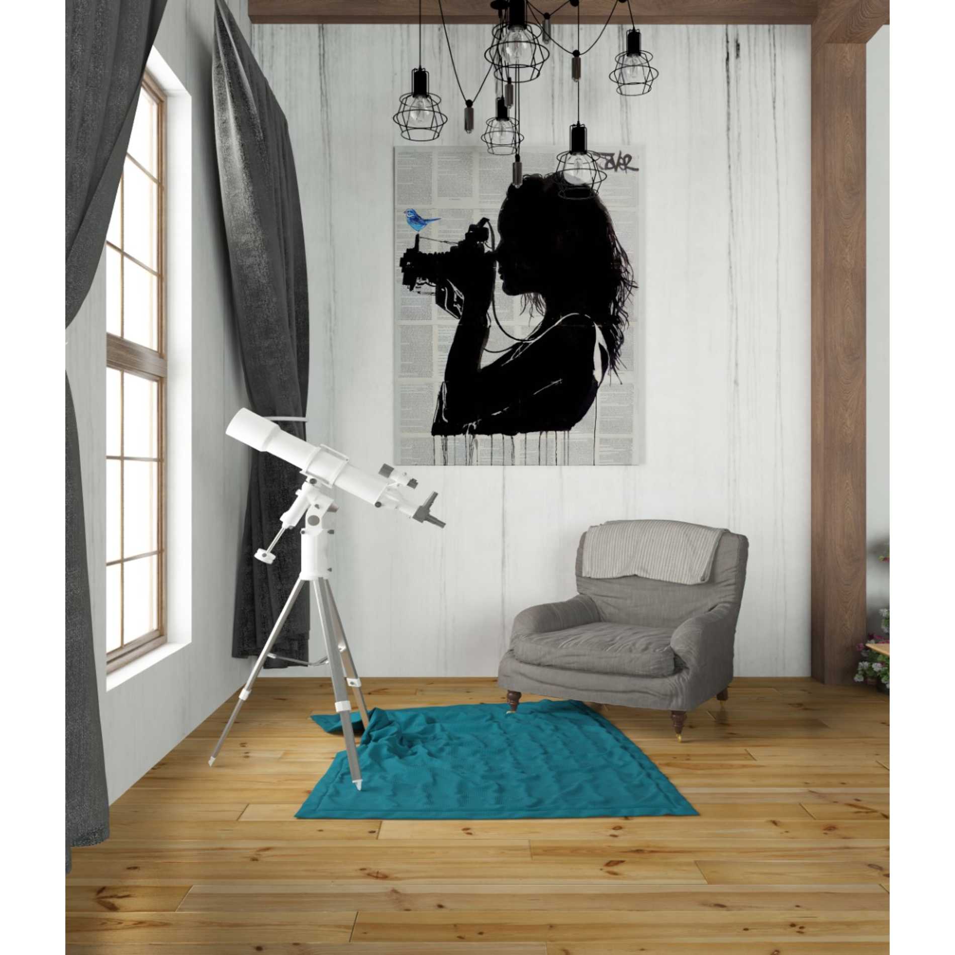 'The Vintage Shooter' by Loui Jover, Canvas Wall Art,26 x 34