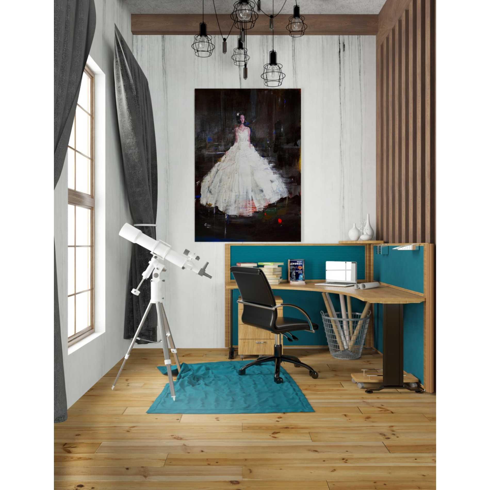 'Little Flower' by Oscar Alvarez Pardo, Canvas Wall Art,26 x 34