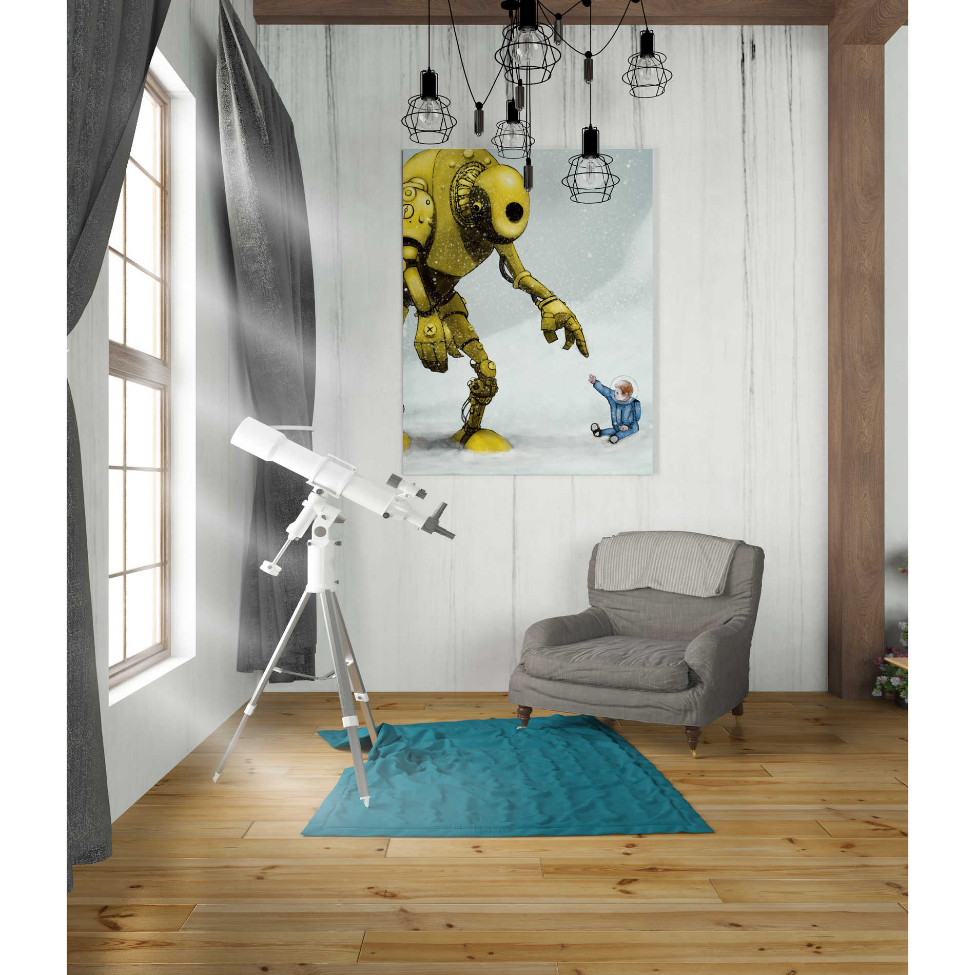 'Do In Here' by Craig Snodgrass, Canvas Wall Art,26 x 34