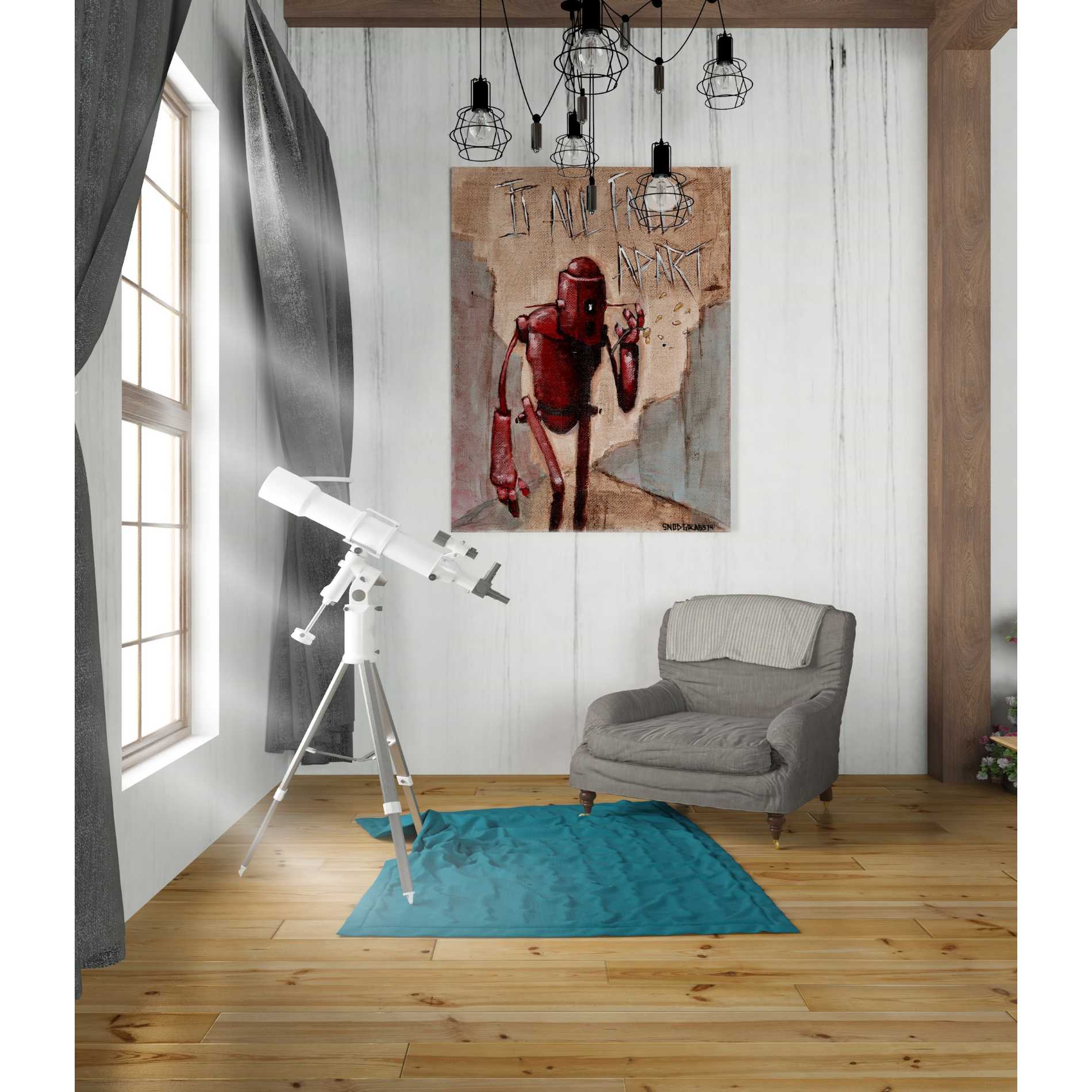 'It All Falls Apart' by Craig Snodgrass, Canvas Wall Art,26 x 34