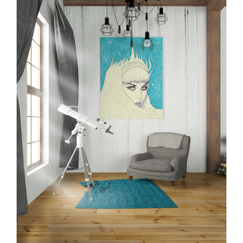 Image of 'Space Queen Ice' by Craig Snodgrass, Canvas Wall Art,26 x 34