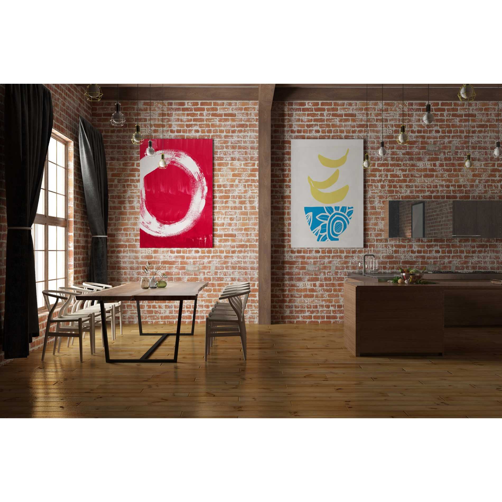 'Bowl of Bananas' by Linda Woods, Canvas Wall Art,26 x 34