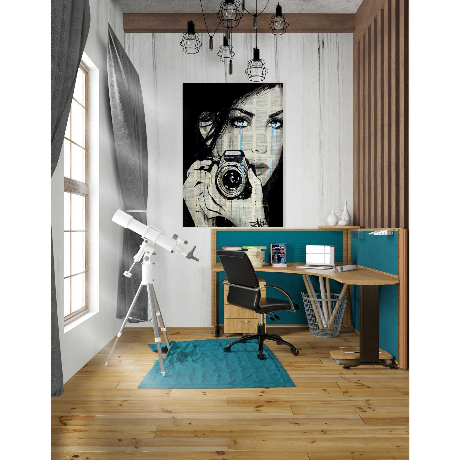 'Caught' by Loui Jover, Canvas Wall Art,26 x 40