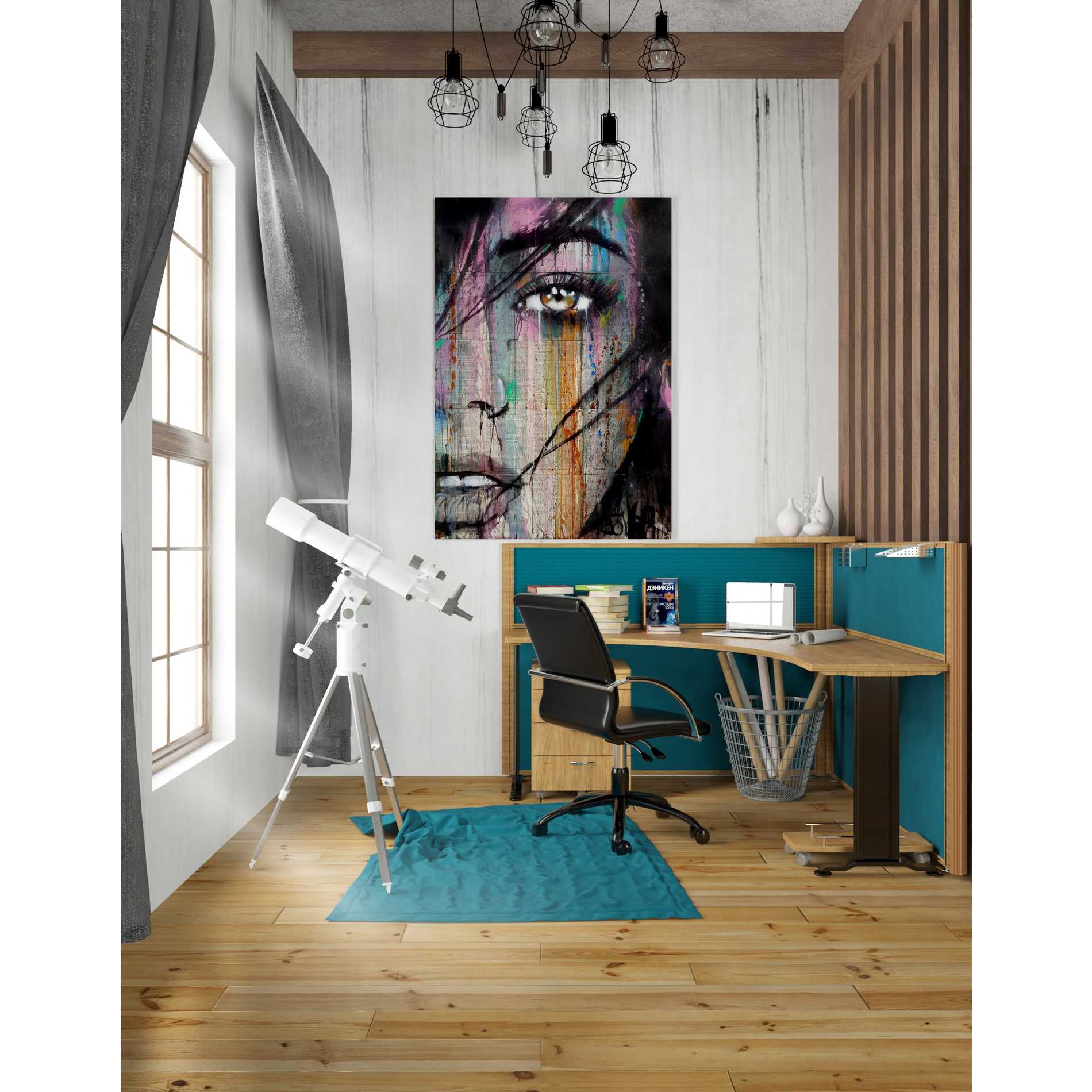 'Merge' by Loui Jover, Canvas Wall Art,26 x 40