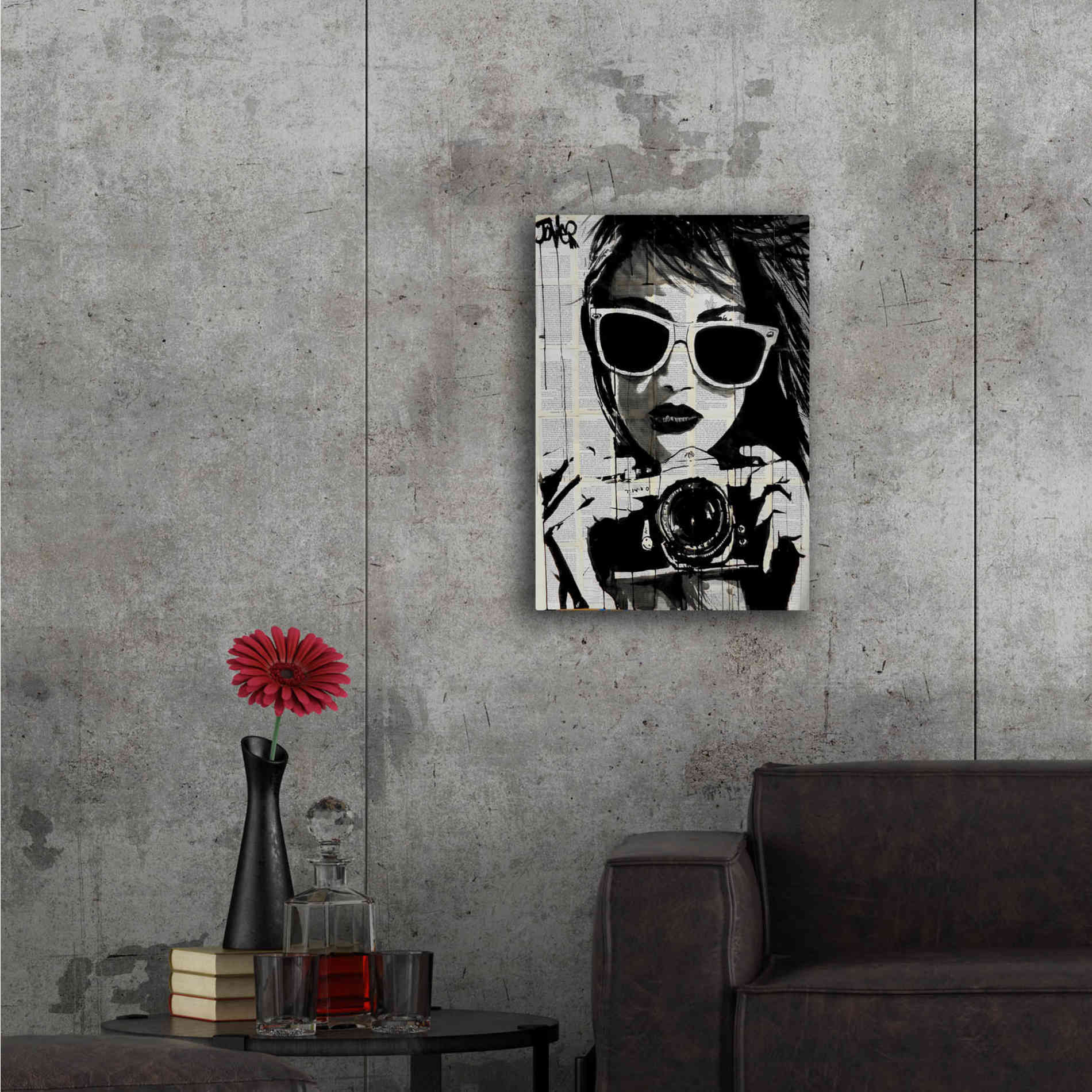 'Shoot' by Loui Jover, Canvas Wall Art,26 x 40