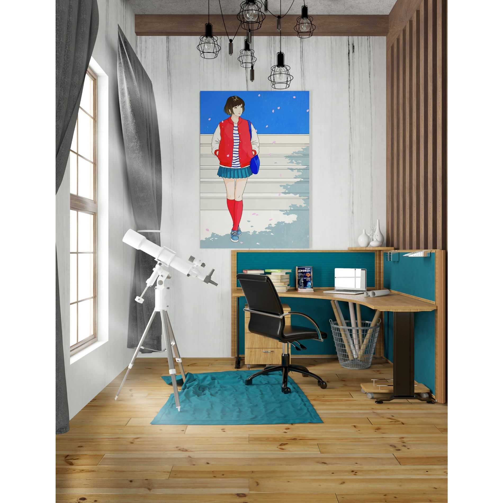 'Dance in the Wind' by Sai Tamiya, Canvas Wall Art,26 x 40