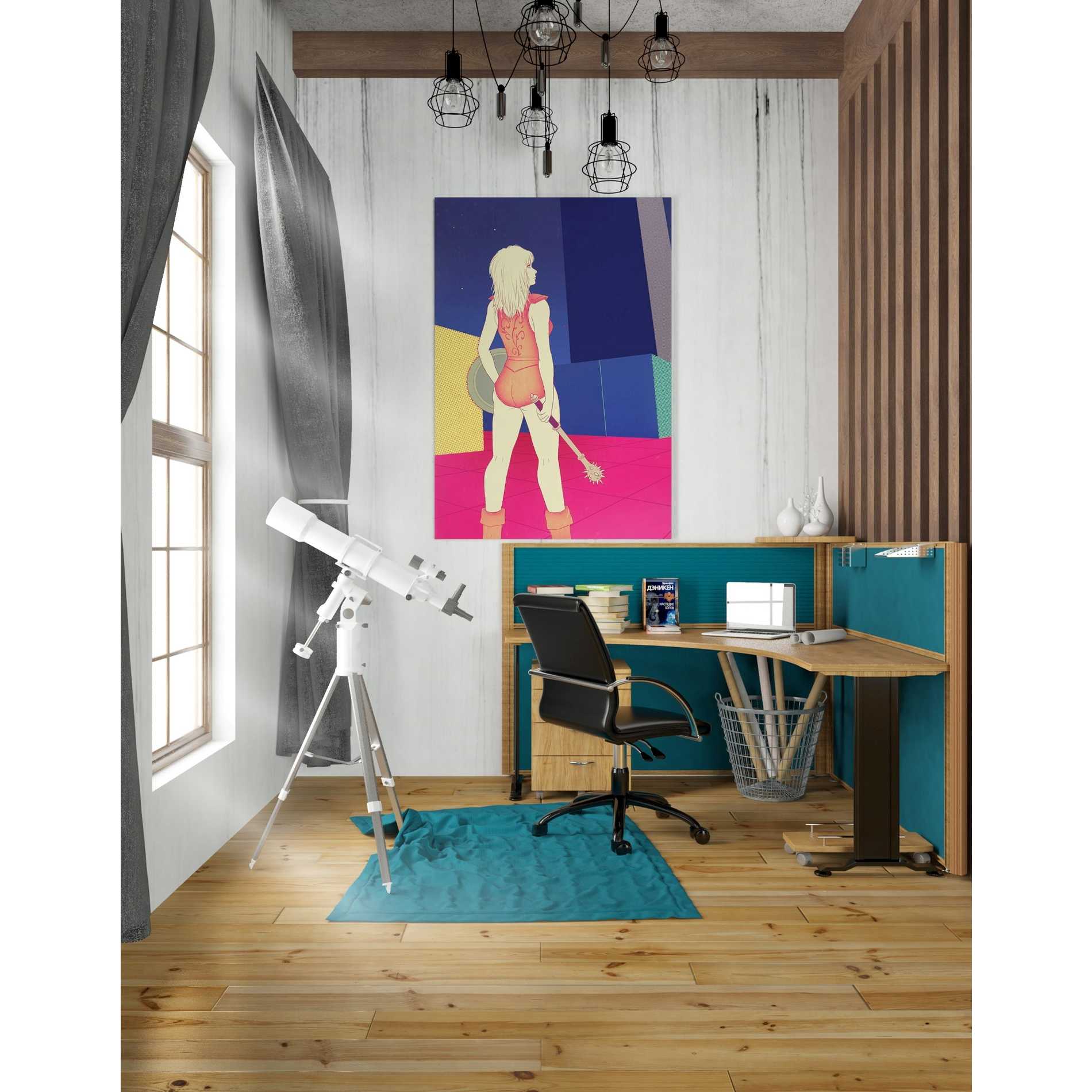 'Digital Labyrinth' by Sai Tamiya, Canvas Wall Art,26 x 40