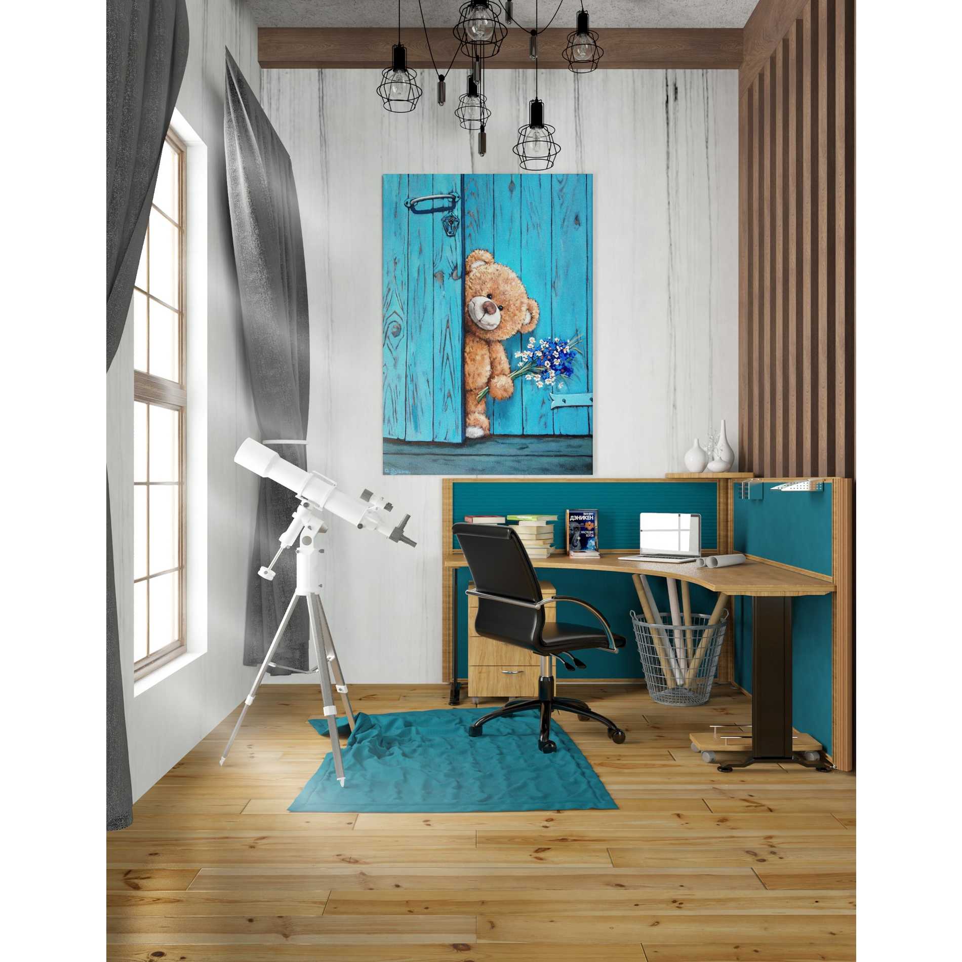 'Visitor' by Alexander Gunin, Canvas Wall Art,26 x 40