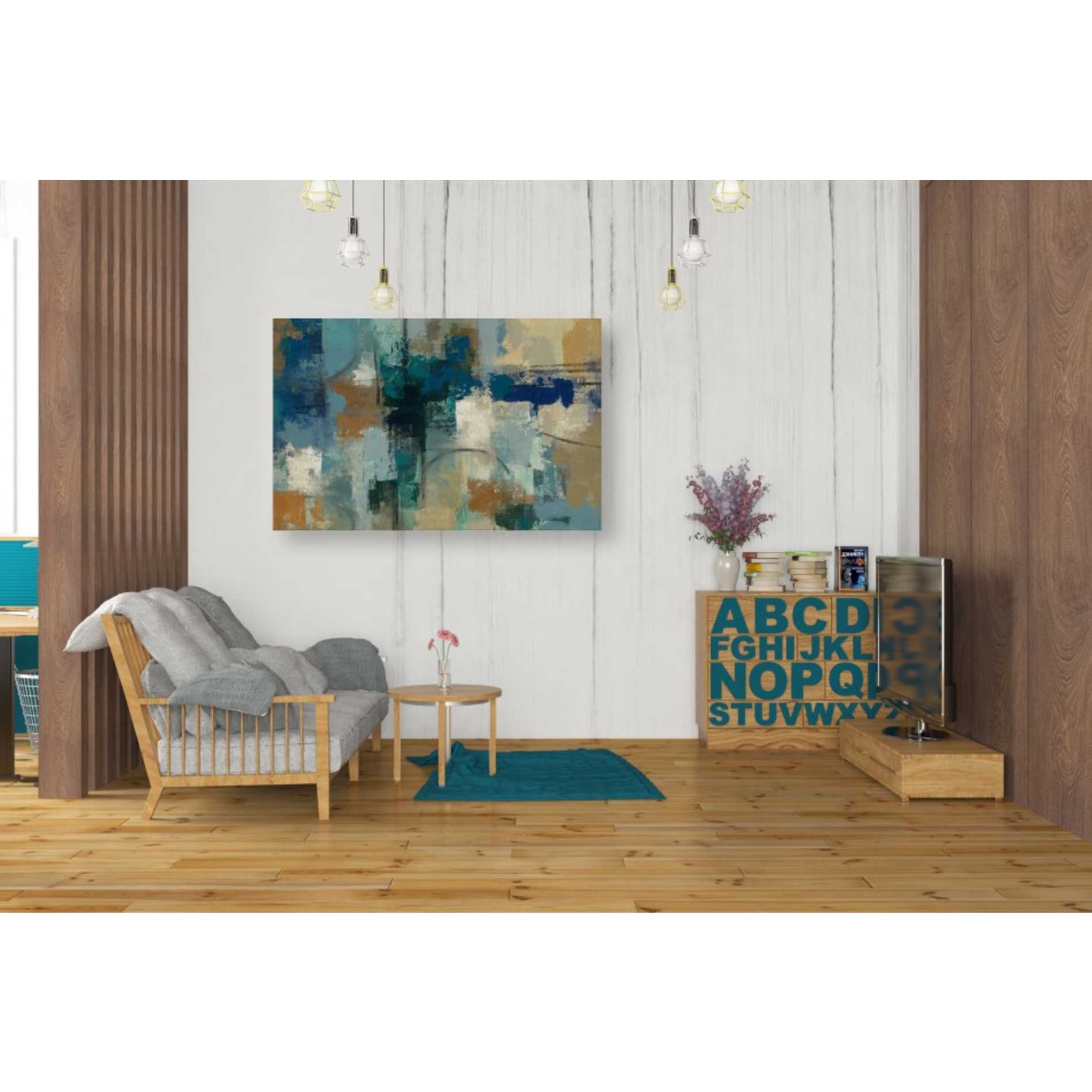 'Jasper Lagoon' by Silvia Vassileva, Canvas Wall Art,26 x 40