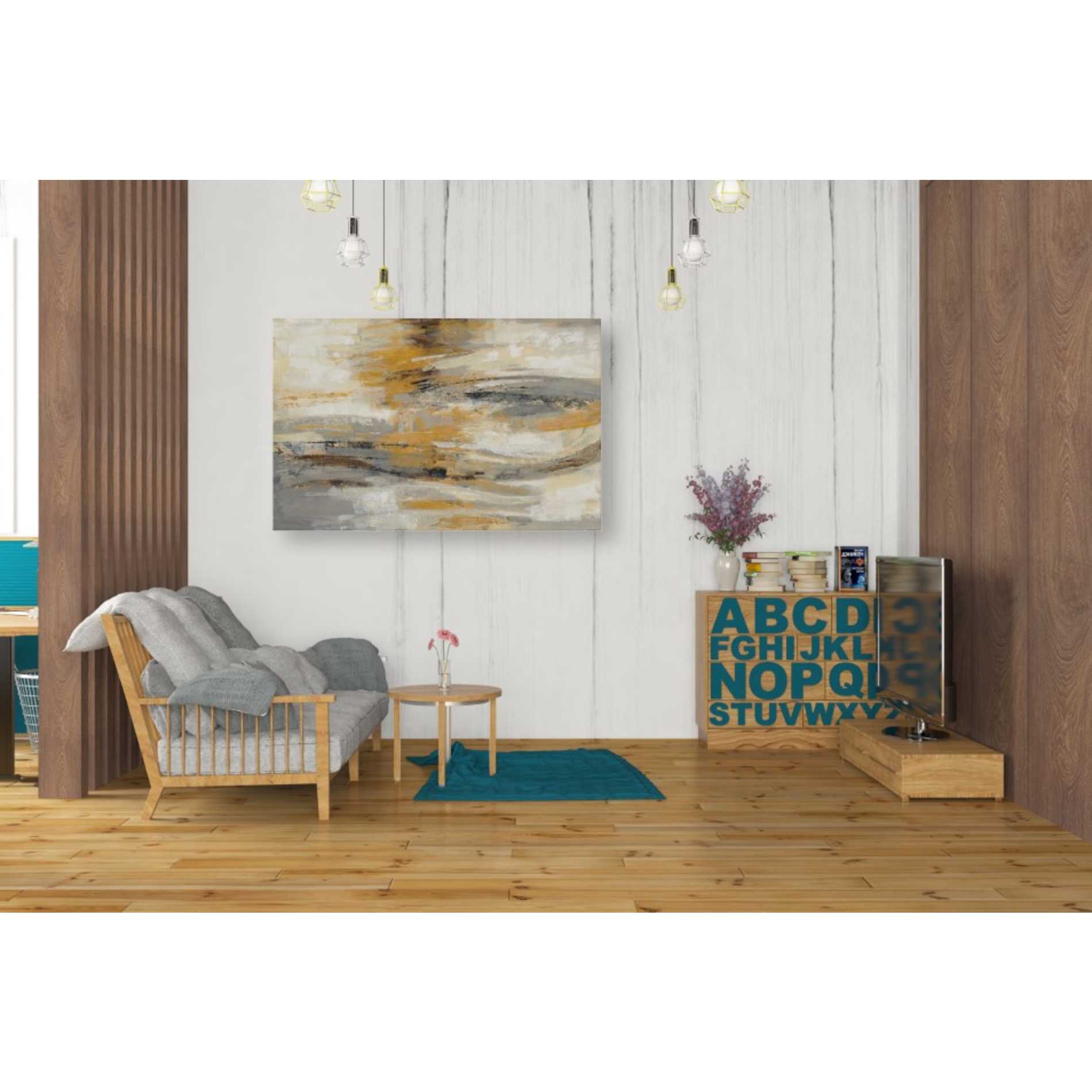 'Golden Dust' by Silvia Vassileva, Canvas Wall Art,26 x 40