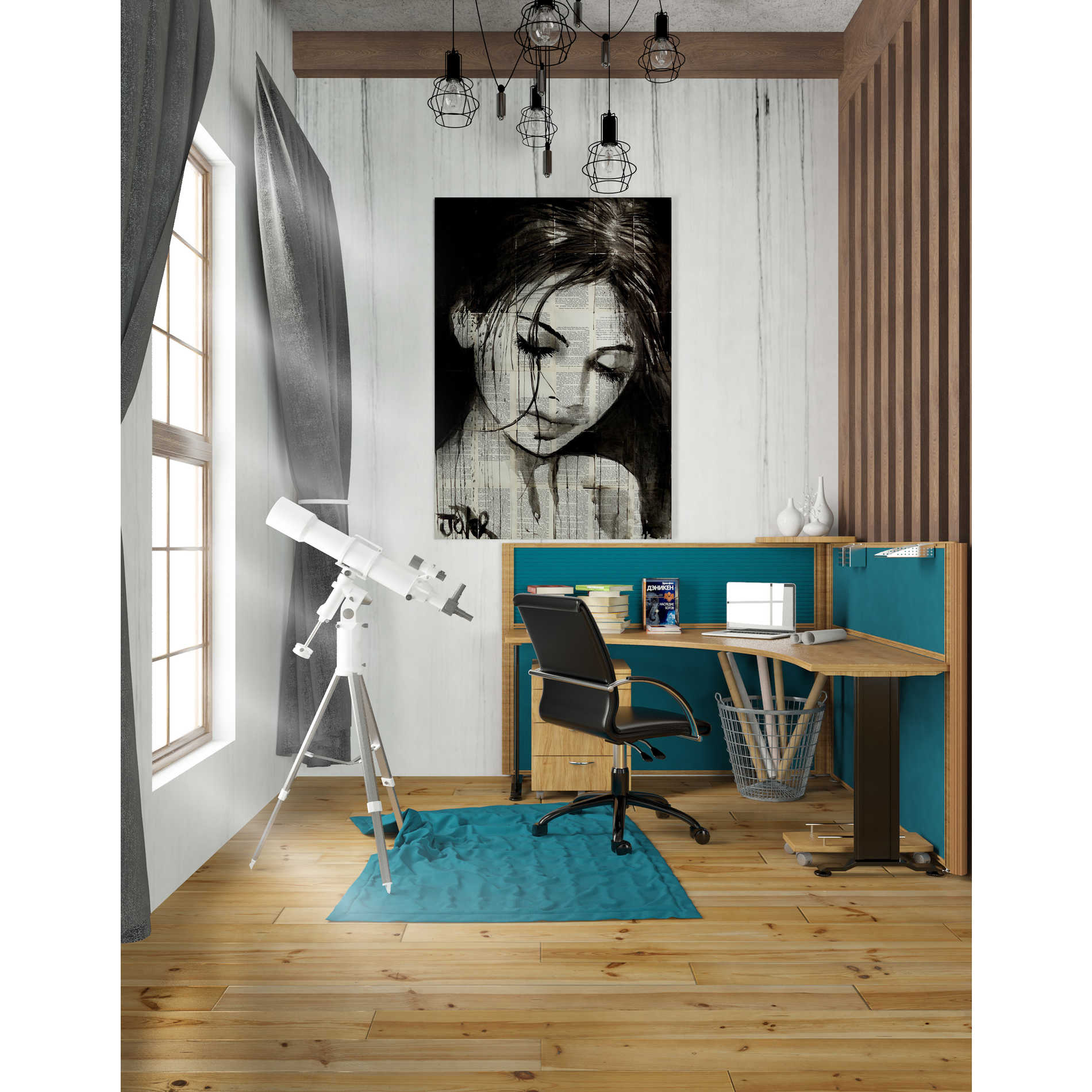 'Wild Daisy' by Loui Jover, Canvas Wall Art,26 x 40