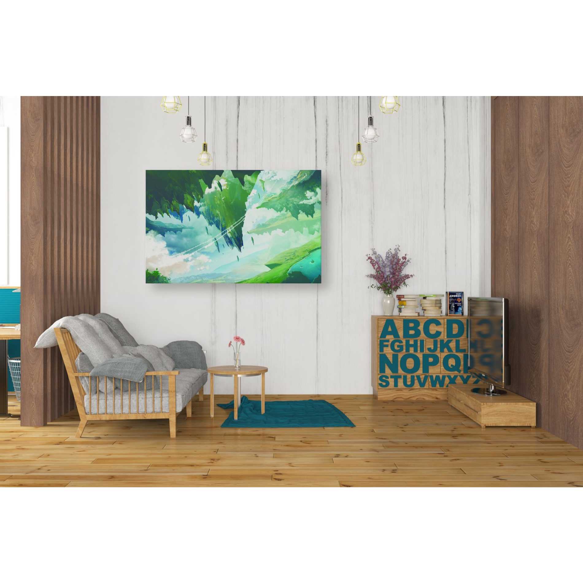 'Floating Island' by Jonathan Lam, Canvas Wall Art,26 x 40