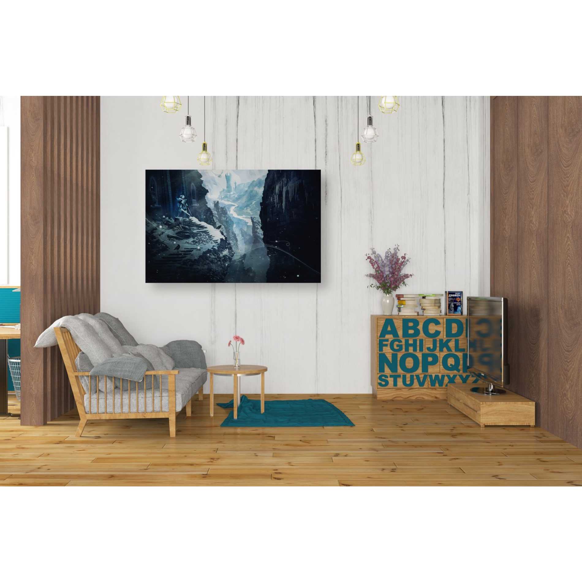 'Winter Ruins' by Jonathan Lam, Canvas Wall Art,26 x 40