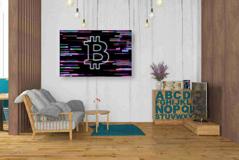Image of 'Bitcoin Life' Canvas Wall Art,26x40