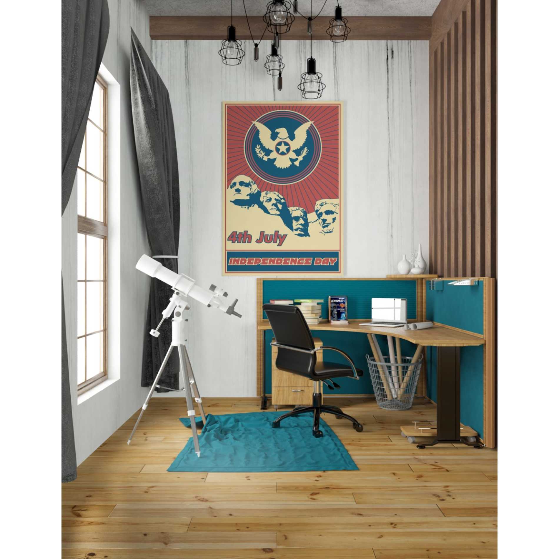 'Independence Day Rushmore' Canvas Wall Art,26 x 40