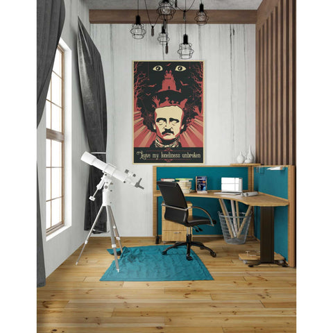 Image of 'Poe' Canvas Wall Art,26 x 40
