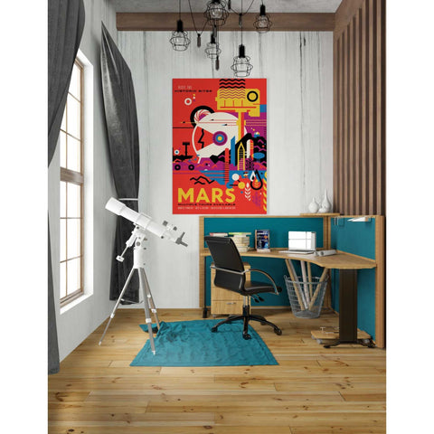 Image of 'Visions of the Future: Mars' Canvas Wall Art,26 x 40