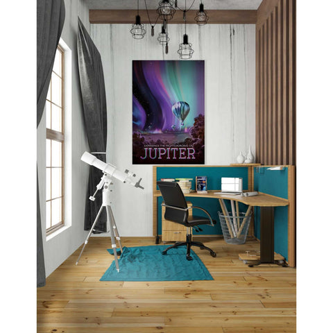 Image of 'Visions of the Future: Jupiter' Canvas Wall Art,26 x 40