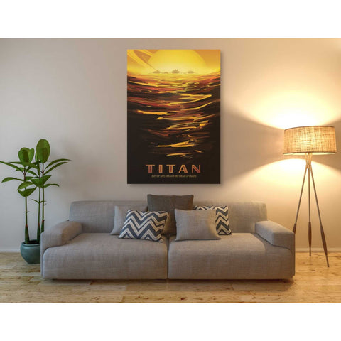 Image of 'Visions of the Future: Titan' Canvas Wall Art,26 x 40