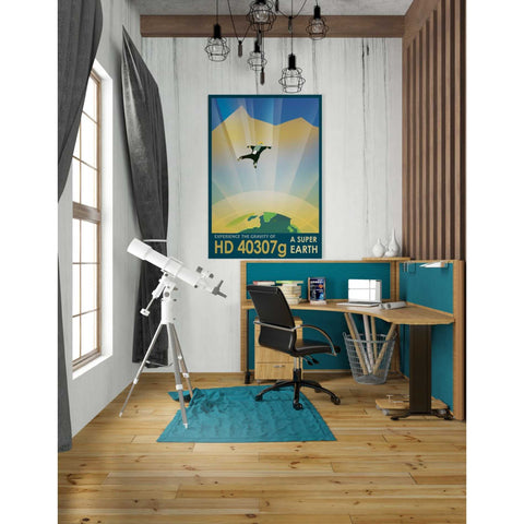 Image of 'Visions of the Future: HD 40307g' Canvas Wall Art,26 x 40