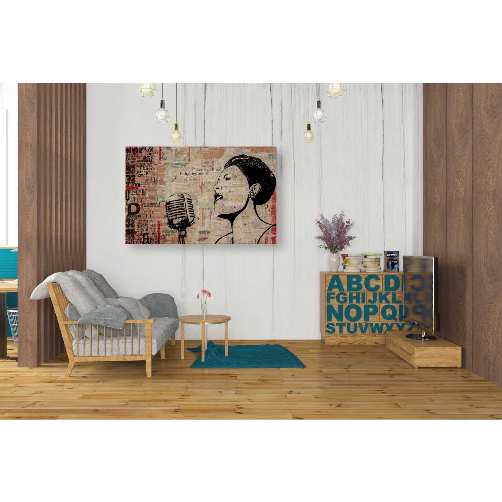 'LADY DAY' by DB Waterman, Giclee Canvas Wall Art