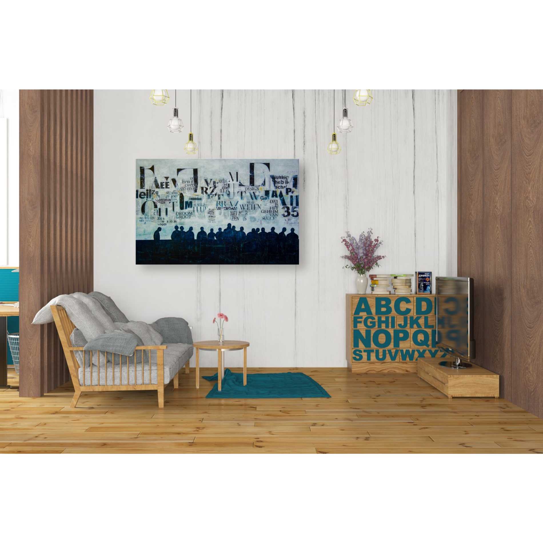 'TOWARDS TOGETHER' by DB Waterman, Giclee Canvas Wall Art