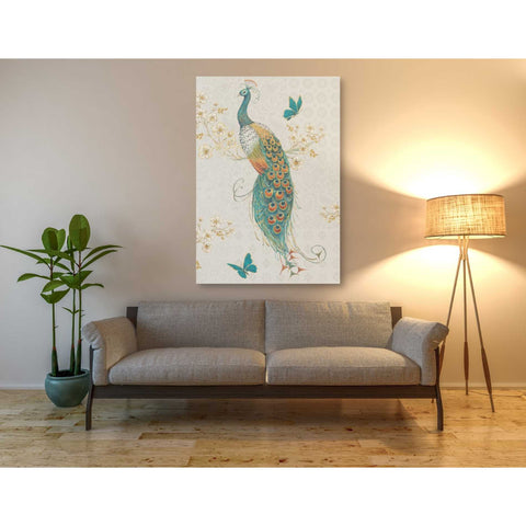Image of 'Ornate Peacock IXA' by Daphne Brissonet, Canvas Wall Art,26 x 40