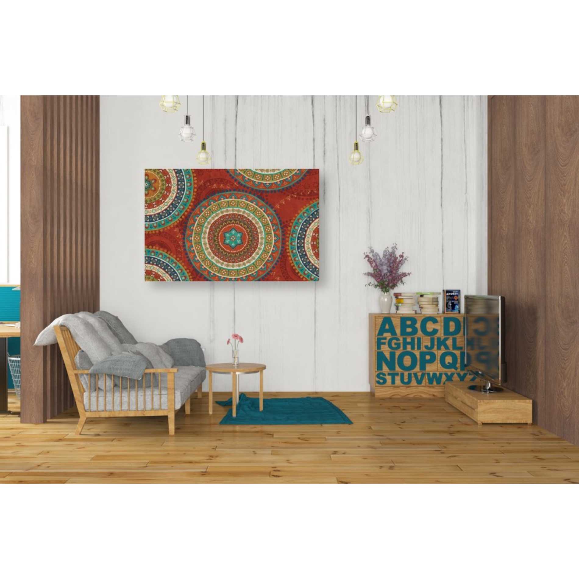 'Mexican Fiesta VII' by Veronique Charron, Canvas Wall Art,40 x 26