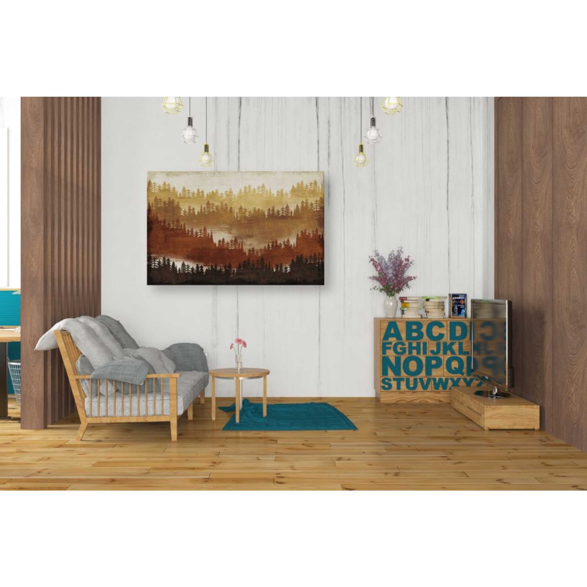 'Mountainscape Spice' by Michael Mullan, Canvas Wall Art,40 x 26