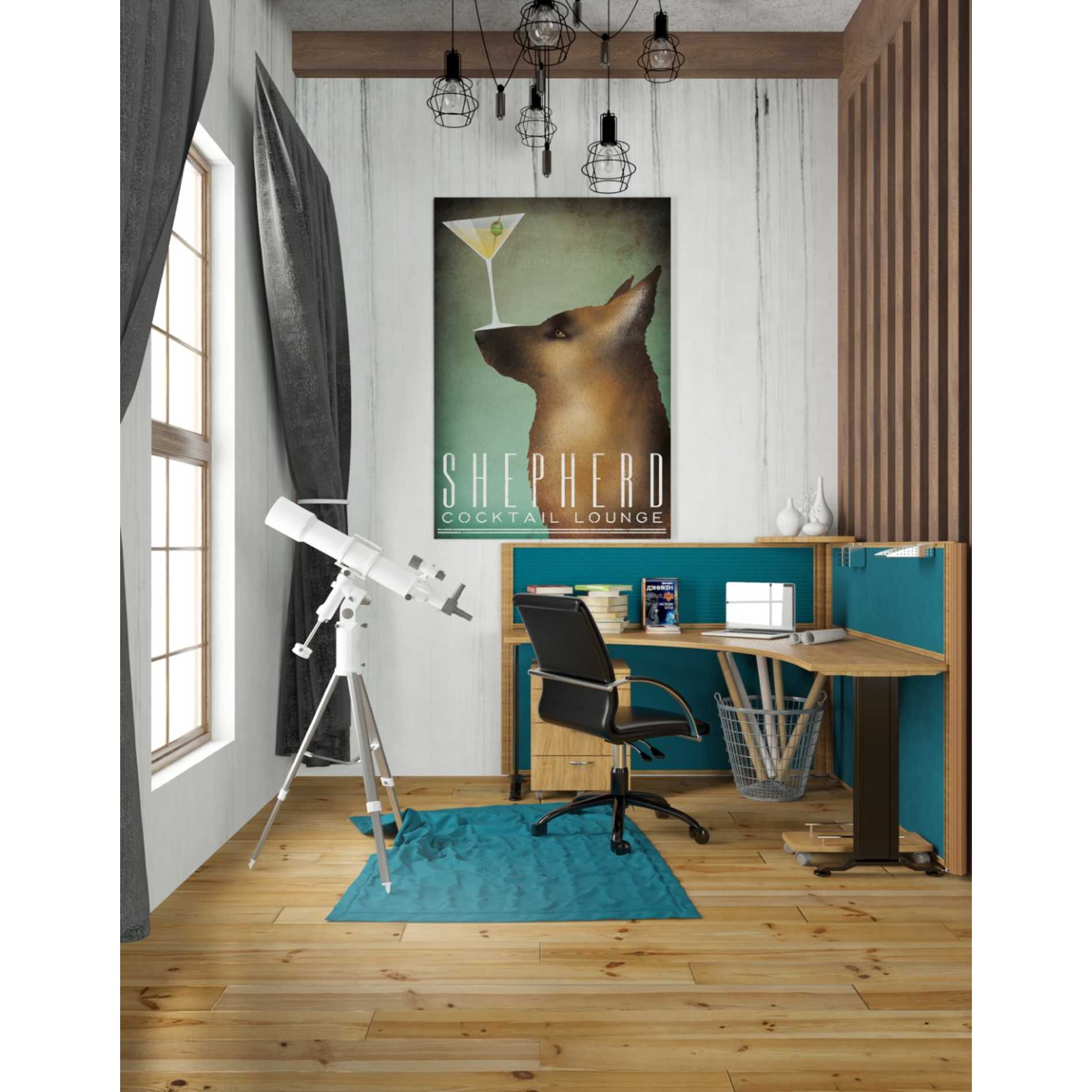 'Shepherd Martini' by Ryan Fowler, Canvas Wall Art,26 x 40