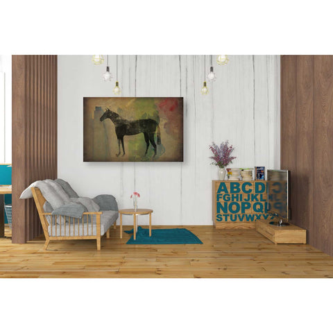 Image of 'Cheval Noir v2' by Ryan Fowler, Canvas Wall Art,26 x 40