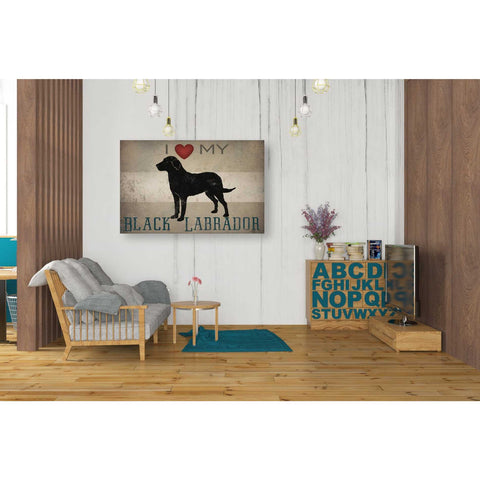 Image of 'Labrador Love I' by Ryan Fowler, Canvas Wall Art,26 x 40