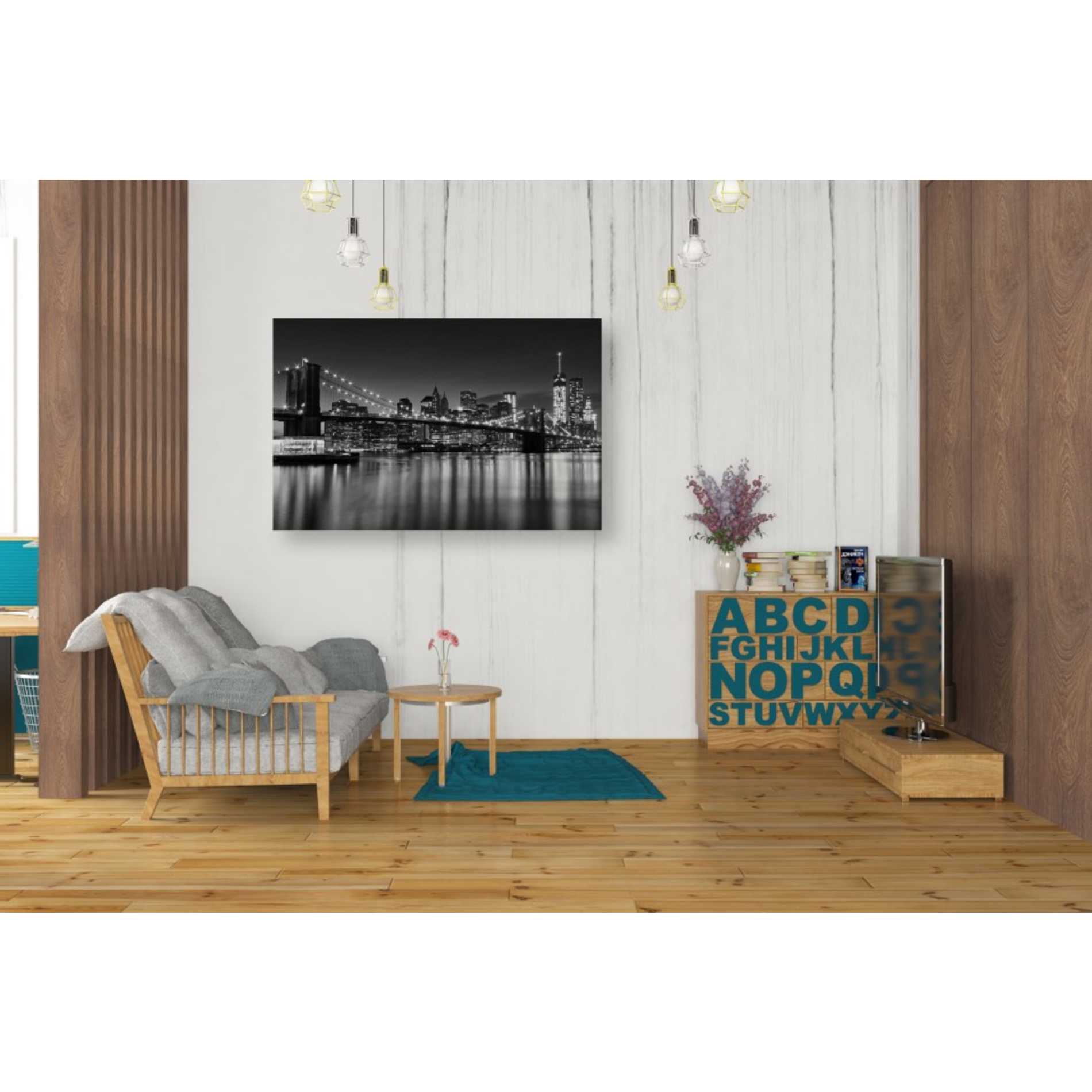 'Silver City Crop' by Katherine Gendreau, Giclee Canvas Wall Art