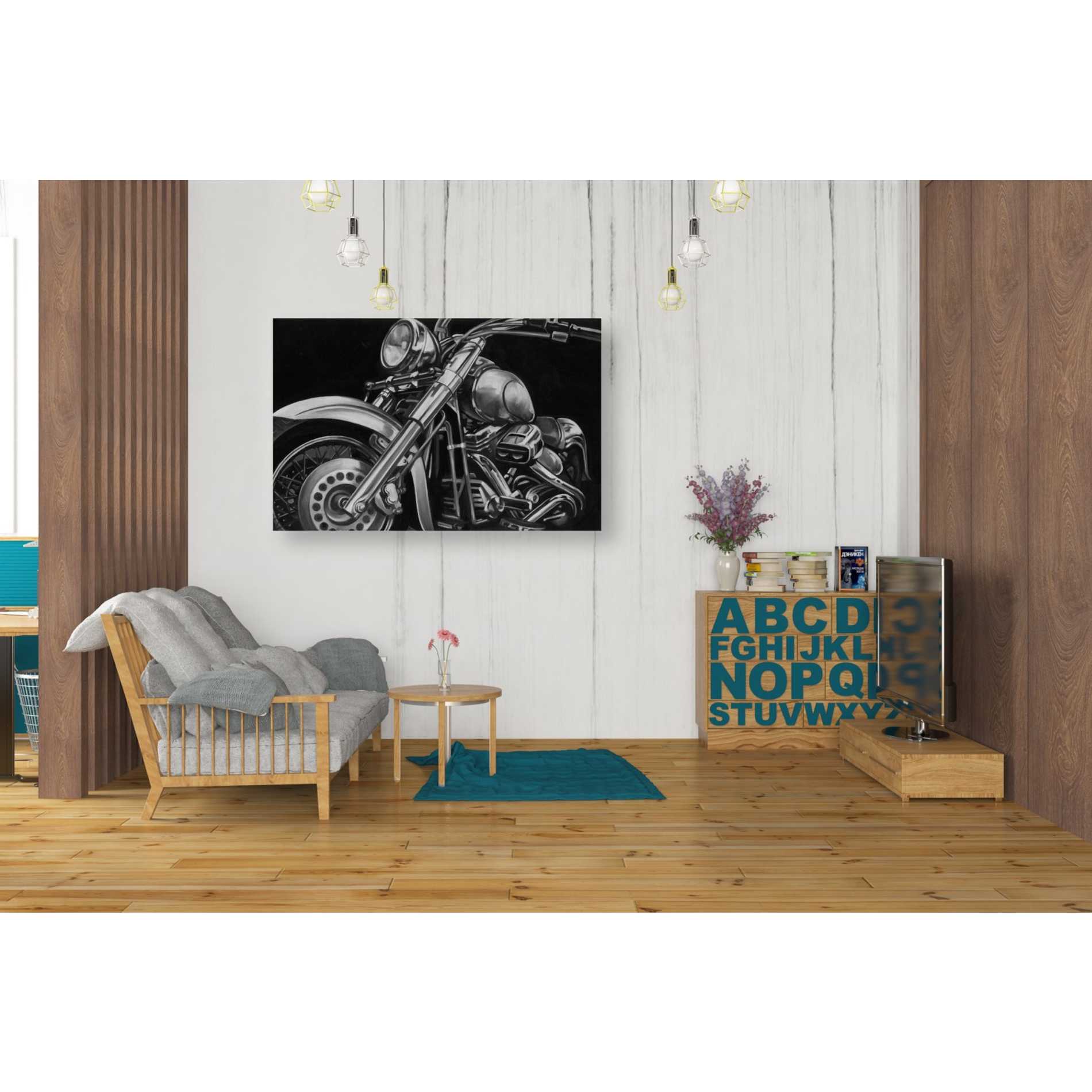 'Classic Hogs II' by Ethan Harper Canvas Wall Art,40 x 26