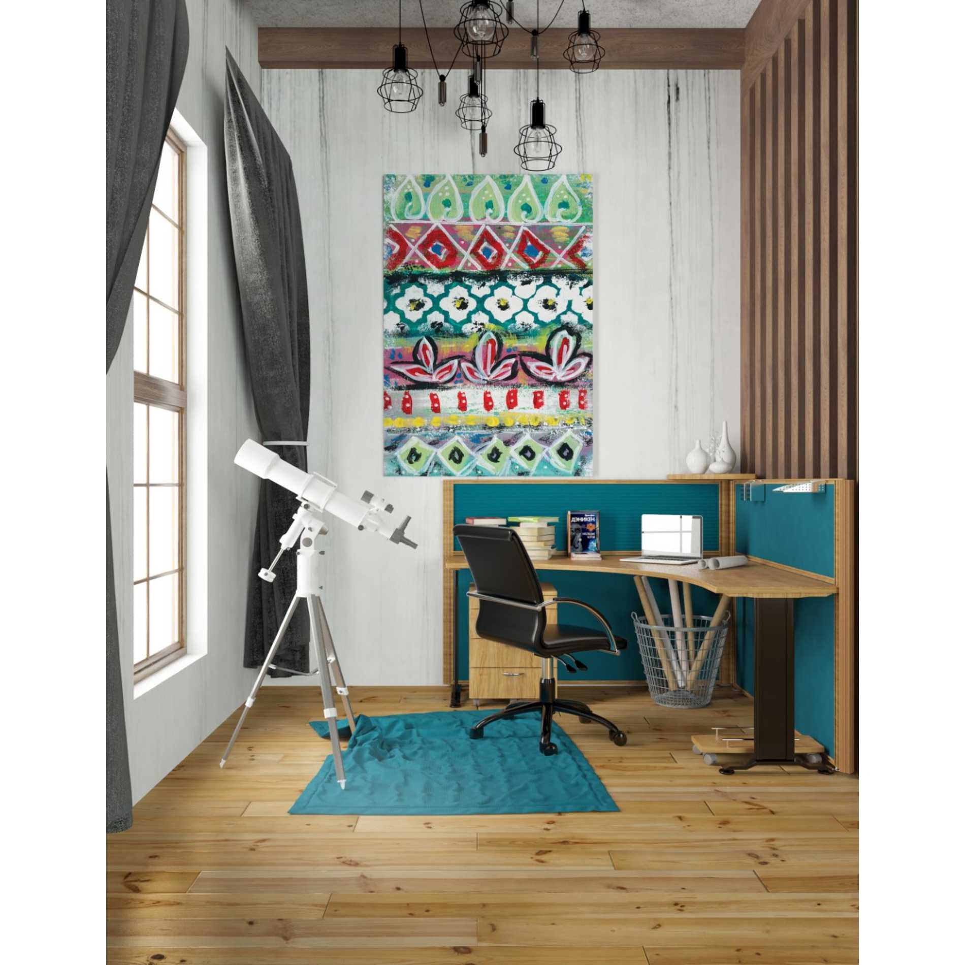 'Pattern Painting II' by Linda Woods, Canvas Wall Art,26 x 40