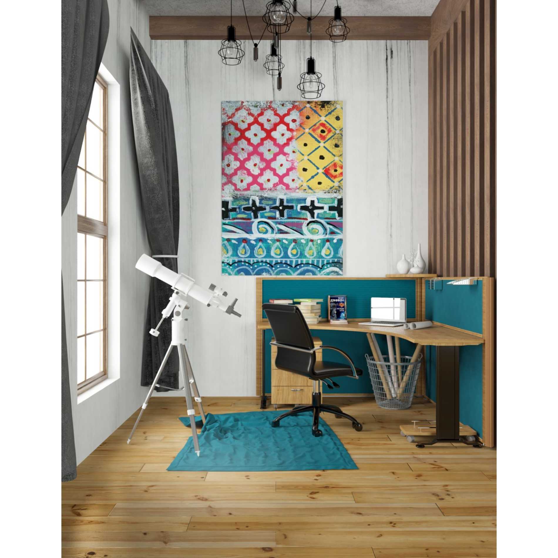 'Pattern Painting VI' by Linda Woods, Canvas Wall Art,26 x 40