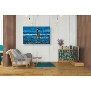 'The Sea' by Oscar Alvarez Pardo, Canvas Wall Art,26 x 40